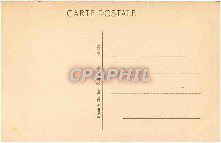 CPA Millet La bergere — Rückseite