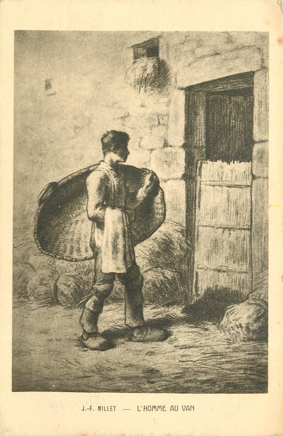 L'Homme au Van — J.-F. Millet — Braun & Cie, Imp. Édit. Paris — 45004