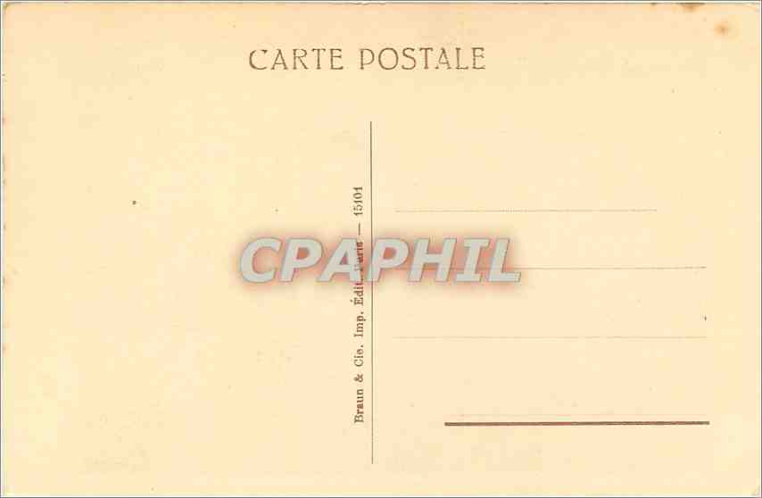 L'Homme au Van — J.-F. Millet — Braun & Cie, Imp. Édit. Paris — 45004 — Back