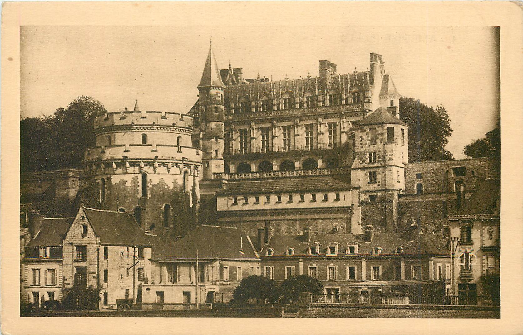 CPA amboise IetL le Chateau Mon hiat Xve s Habite par Louis XI et Louis XII