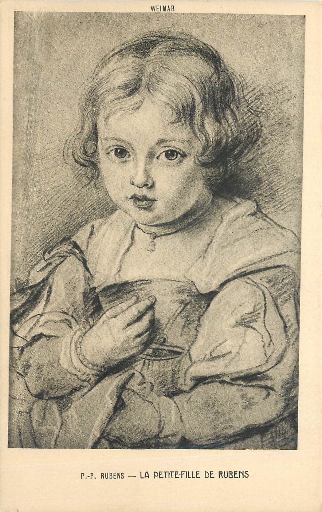 CPA Rubens La petite fille de rubens
