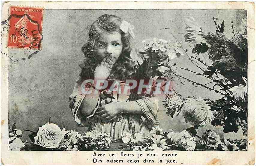 CPA Vœux Enfant