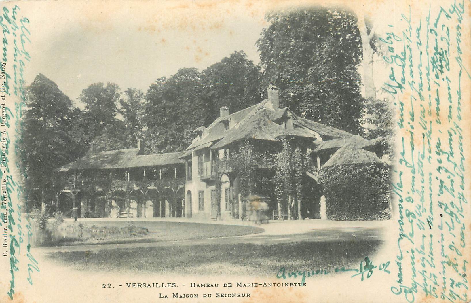 Versailles - Hameau de Marie-Antoinette - La Maison du Seigneur — C. Bieller, édit. Versailles, Phototypie A. Borgerot et Cie, n°22