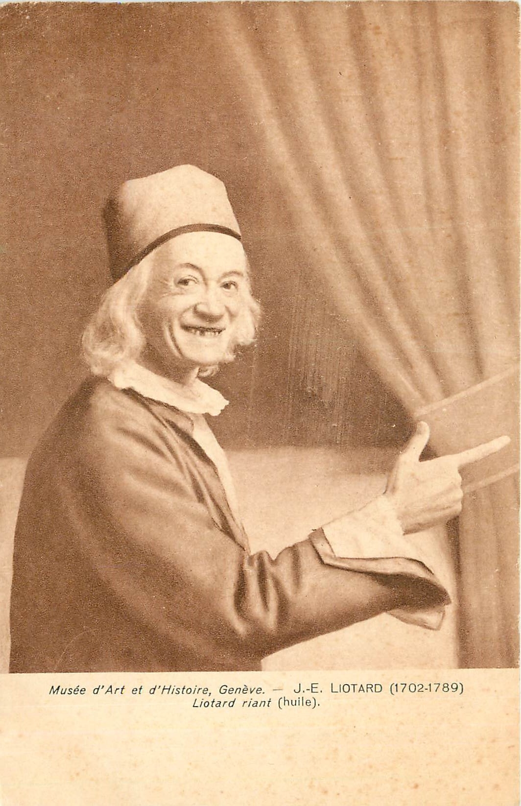 CPA Musee d'Art etd Gistoire geneve JE Liotard 1702 1789