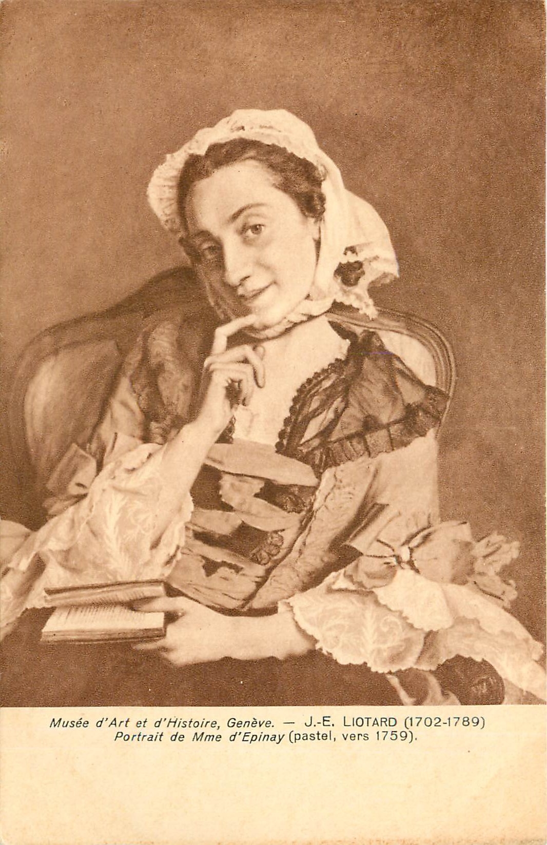 CPA Musee d'Art etd Gistoire geneve JE Liotard 1702 1789