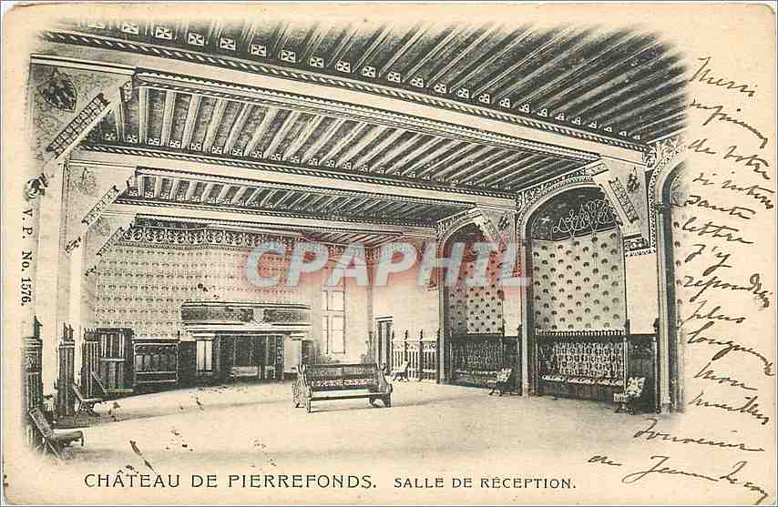 CPA La douce france chateau de Pierrefonds Salle de reception