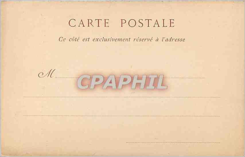 CPA Musee de Dijon Portrait de Girrdou par H Rigaud — Verso