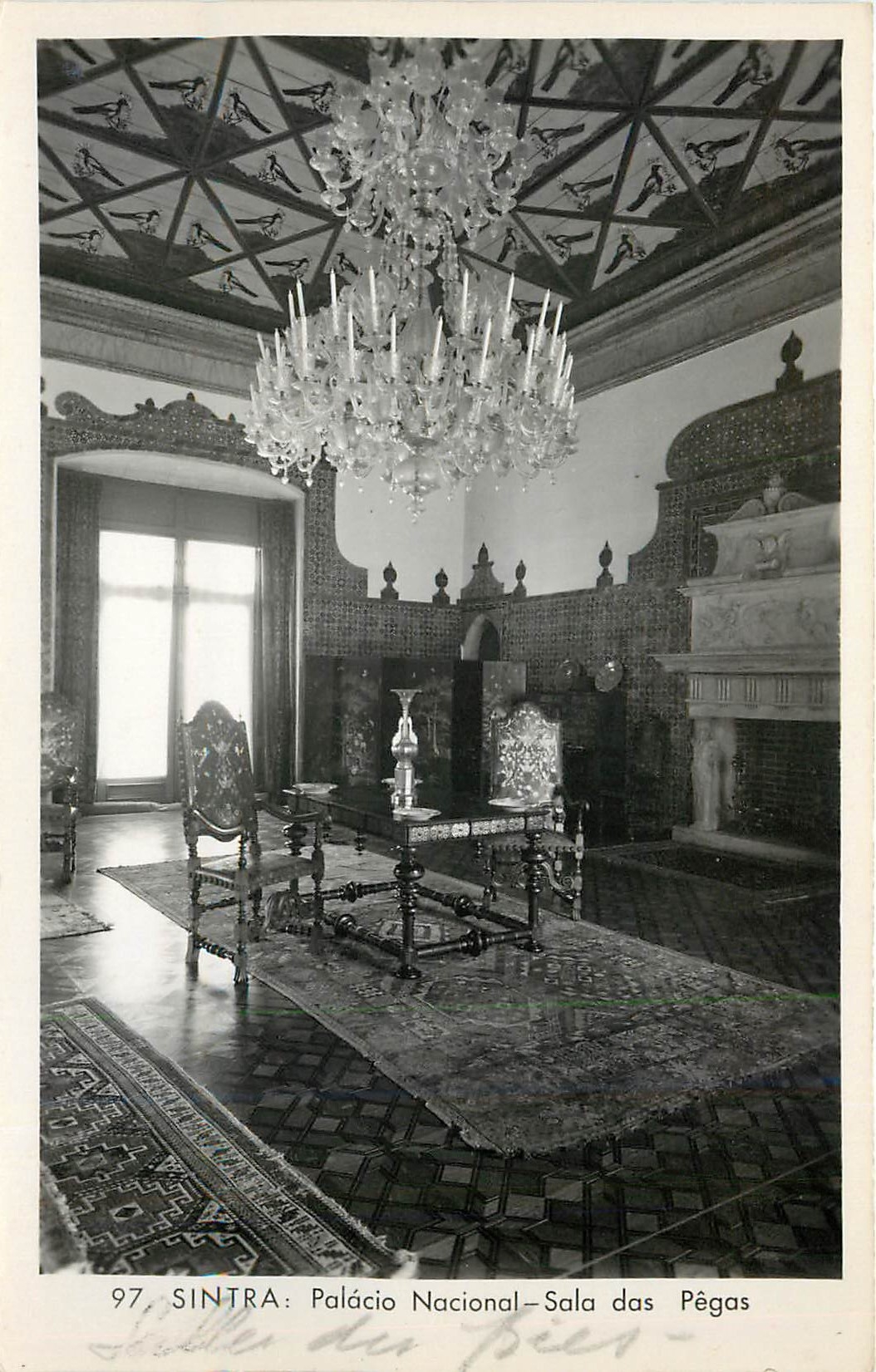 CPA Sintra Palacio ntional sala das Pegas