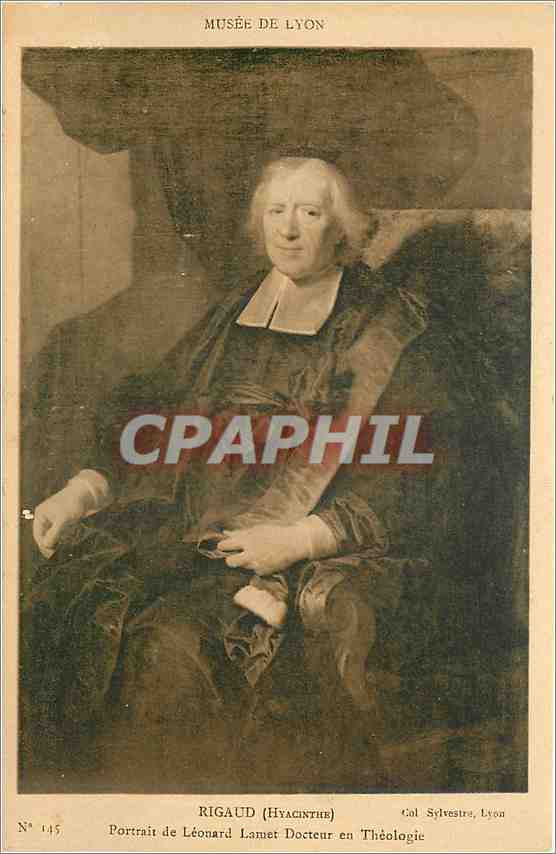 CPA Riguad Hyacinthe Portrait de Leonard lamet Doceur en Theologie