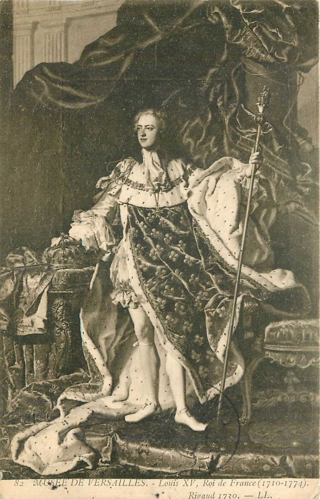 CPA Musee de Versailles Louis XV Roi de Frnce 1710 1774