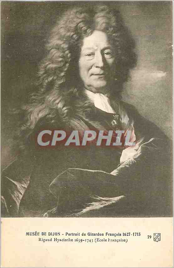CPA Musee de Dijon Portrait de girardou Frncois 1627 1715