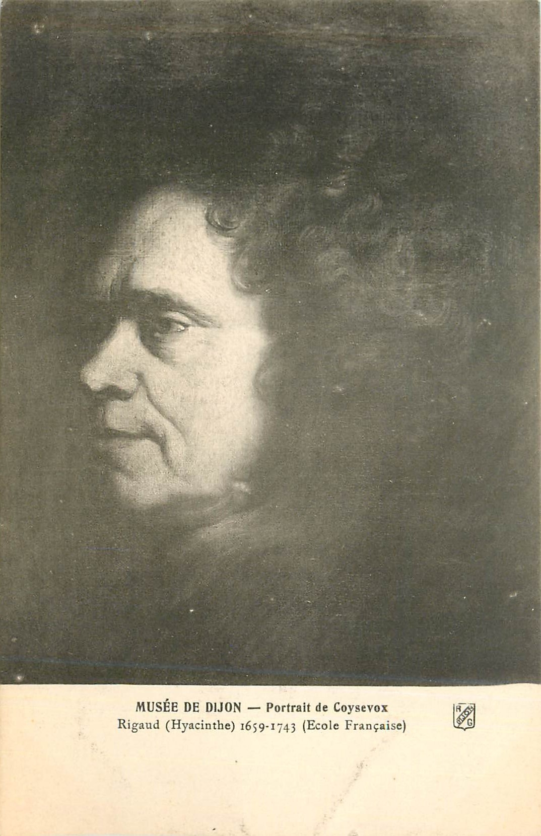 CPA Musee de Dijon Portrait de Coysevox Rigaud hyacinthe 1639 1743  Ecole Francaise