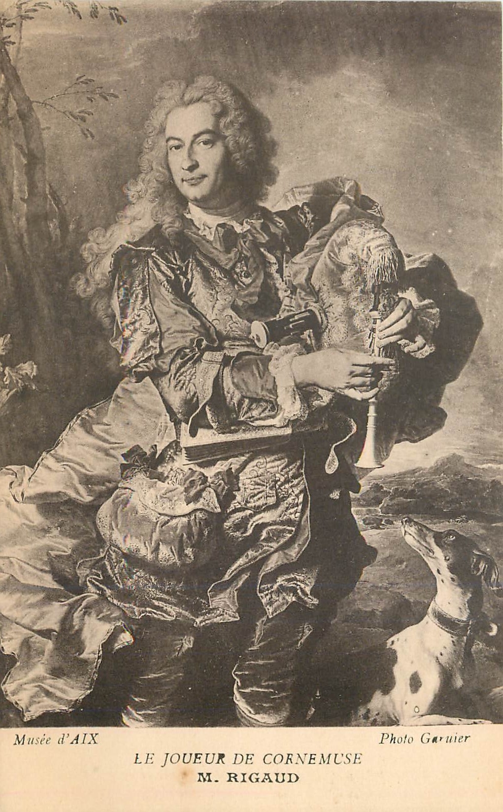 CPA Le Joueur de Cornemuse M Rigaud