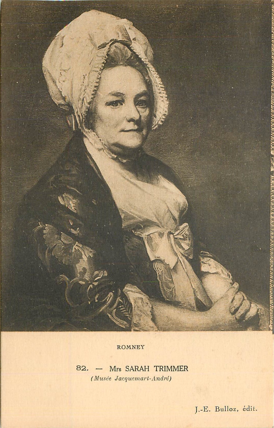 CPA Romney mrs Sarah trimmer Musee hacquemart Andre