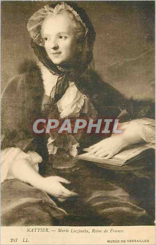 CPA Nattier Marie  Leczinska Reine de France Musee de Versailles