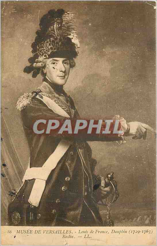 CPA Musee de Versailles Louis de france dauphin 1729 1763 Rodin LL