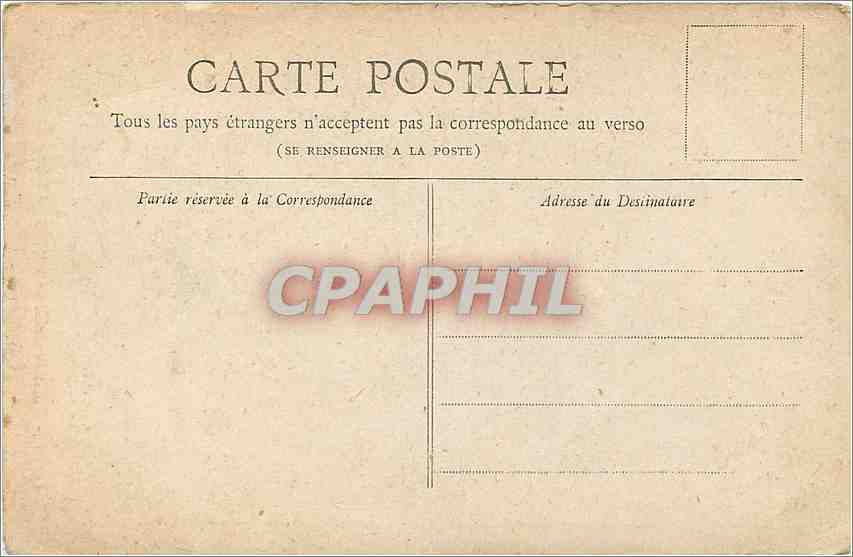 CPA Paris Notre Dame — Rückseite