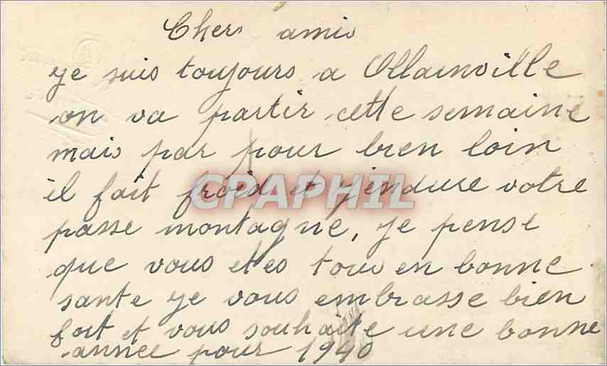 CPA Voeux — Verso
