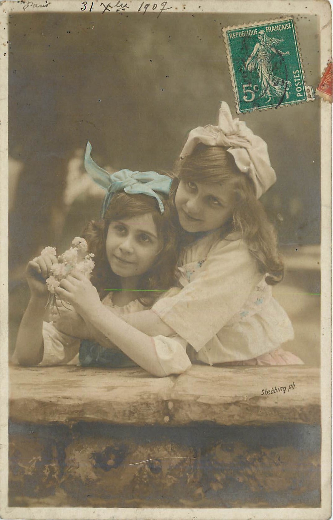 CPA Vœux Enfants