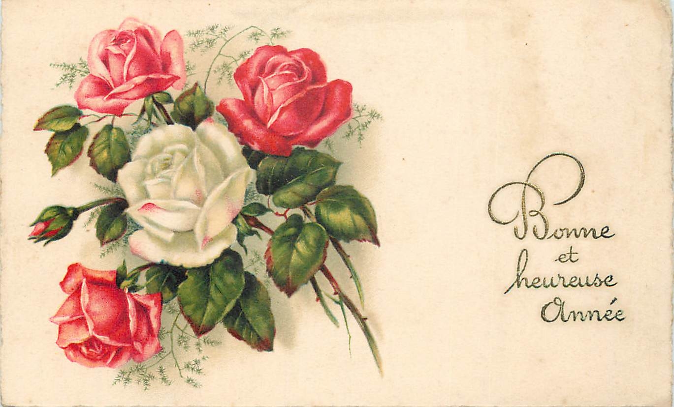 CPA Vœux Homme Louis