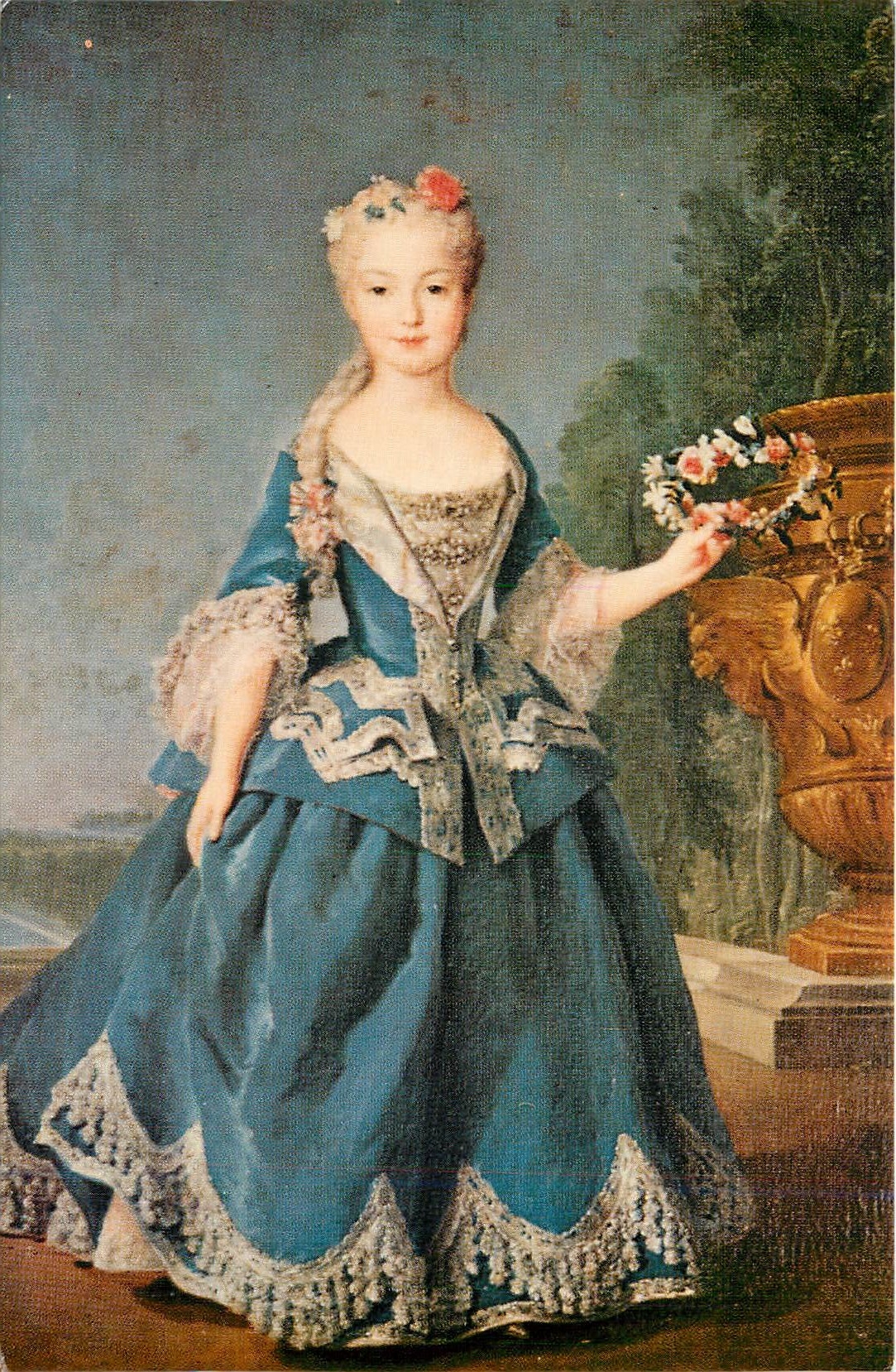 CPA Belle marie Anne victoire Infante d'Espgne Musee de Versailles