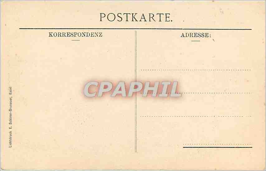 CPA Matthaus Merian  — Rückseite