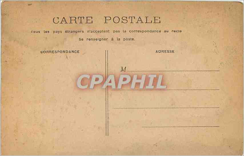 CPA Femme Militaria  — Rückseite
