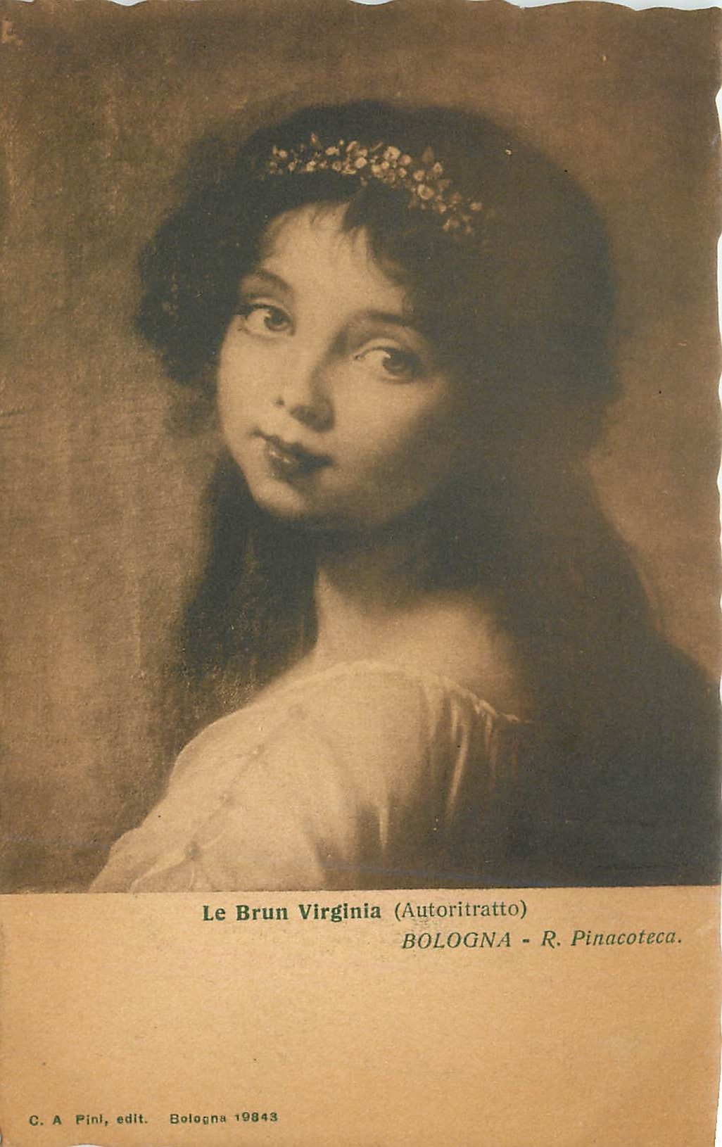 CPA Le Brun Virginia Autoritrtto Bologne