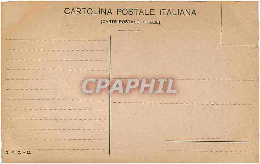CPA Le Brun Virginia Autoritrtto Bologne — Rückseite
