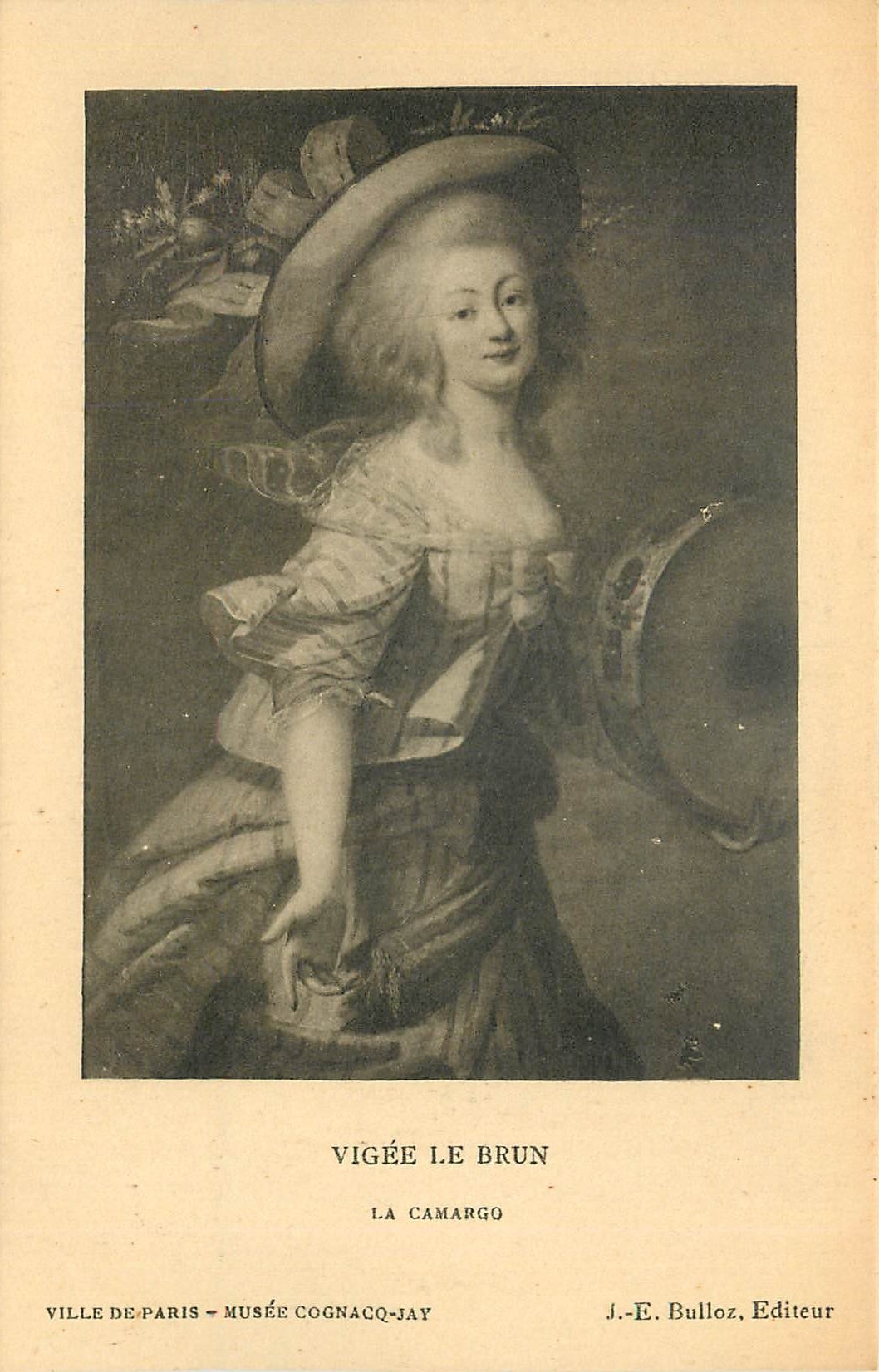 CPA Mme Vigee lebrun  ville de paris Musee cognac jay