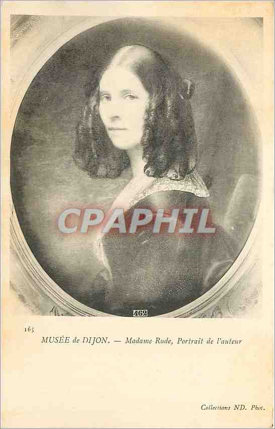 CPA Musee de dijon Madame Rude Portrait de L'Auteur