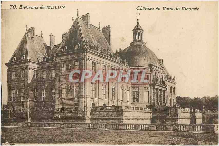 CPA Environs de Melun- Chateau de vaux le Vicomte