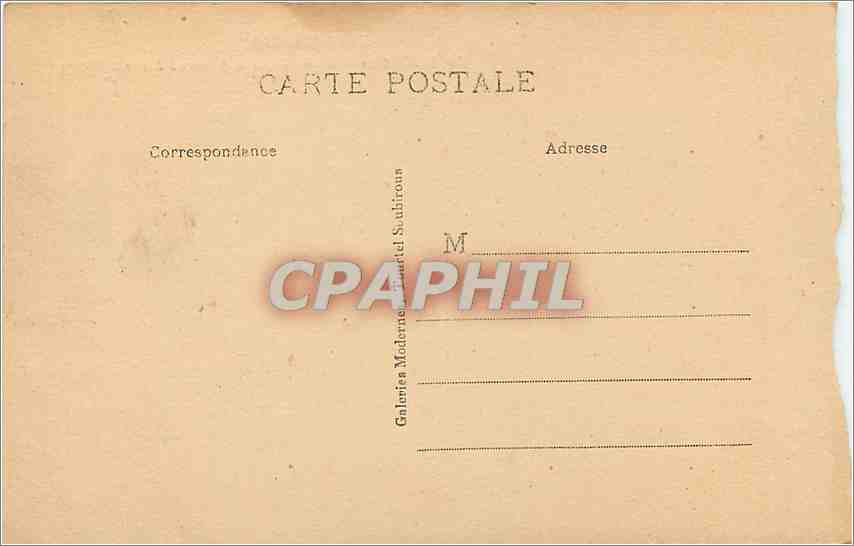 CPA Lourdes La bsilique et le grand Jer alt 100m — Verso