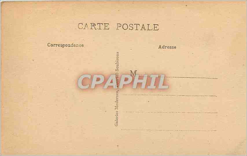 CPA Lourdes la Basilique — Verso