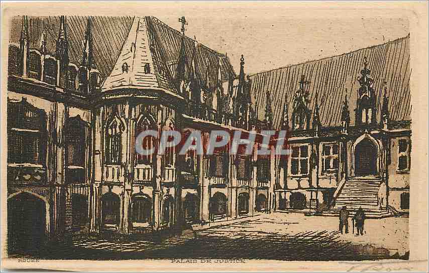 CPA Palais de justice Rouen
