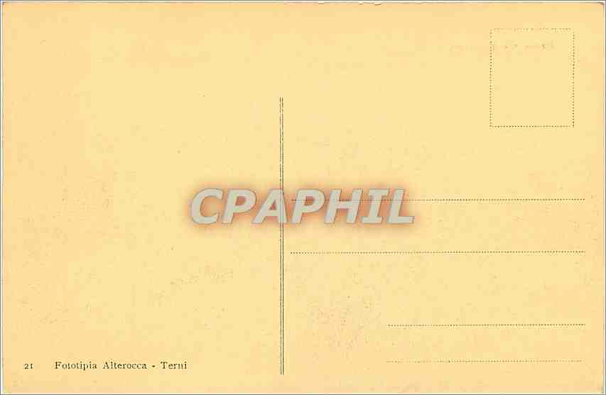 CPA Roma Il campidoglio — Rückseite