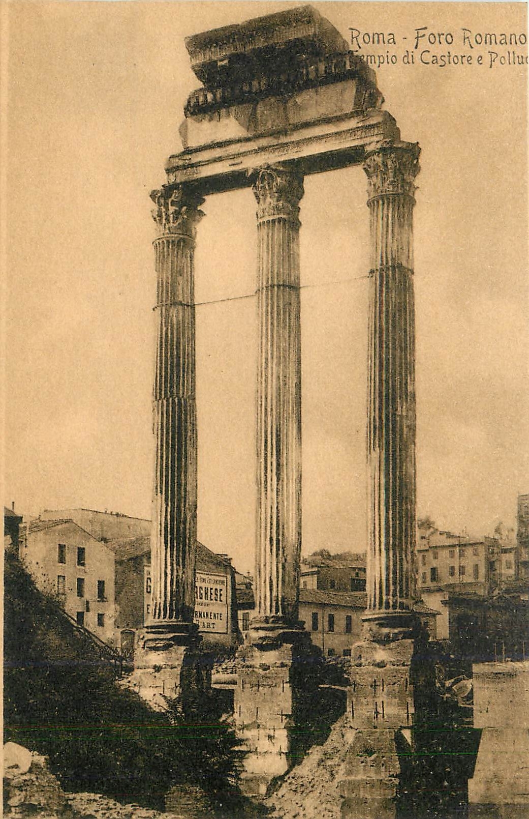 CPA Roma Foro Romano Casa del Pontefice Massimo