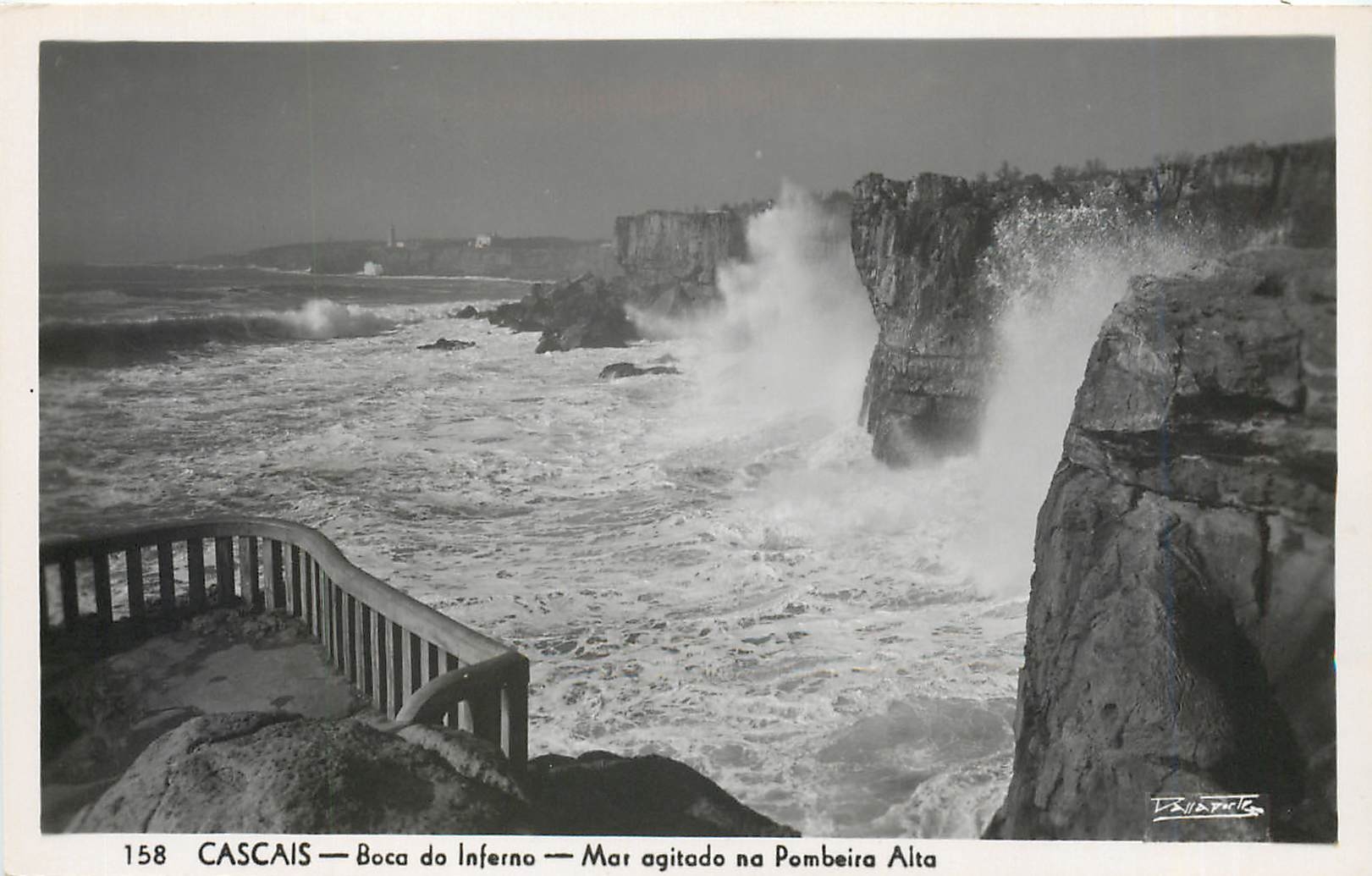 CPA Cascais Boca do Inferno Sitio das Cordas