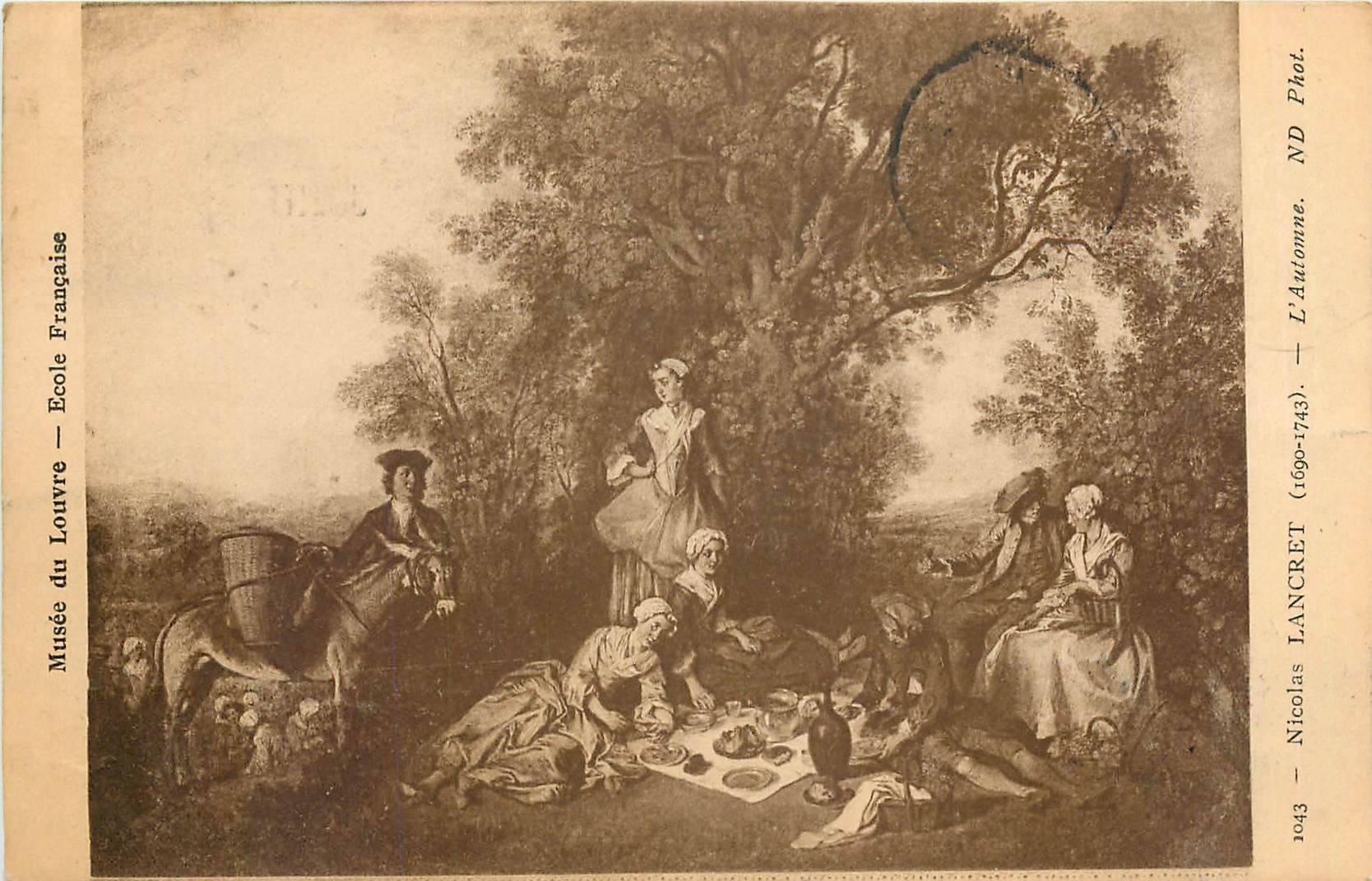 CPA Nicolas Lancret 1690 1743 L'Automne