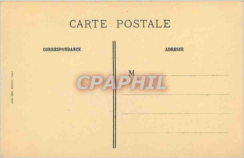 CPA Lancret La bergere endormie et le jeune Seigneur — Verso