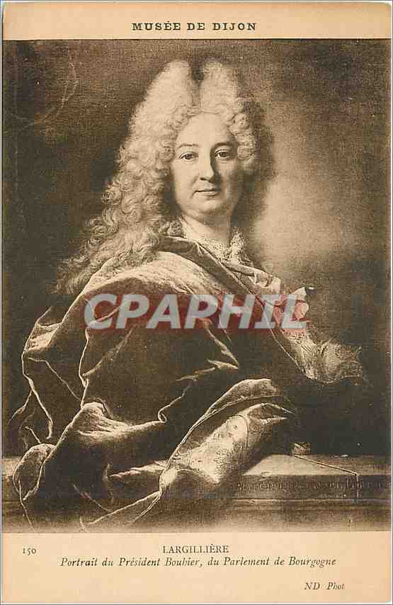 CPA Musee de Dijon largilliere Portrait du preseent Boubier du Parlement de Bourgognes