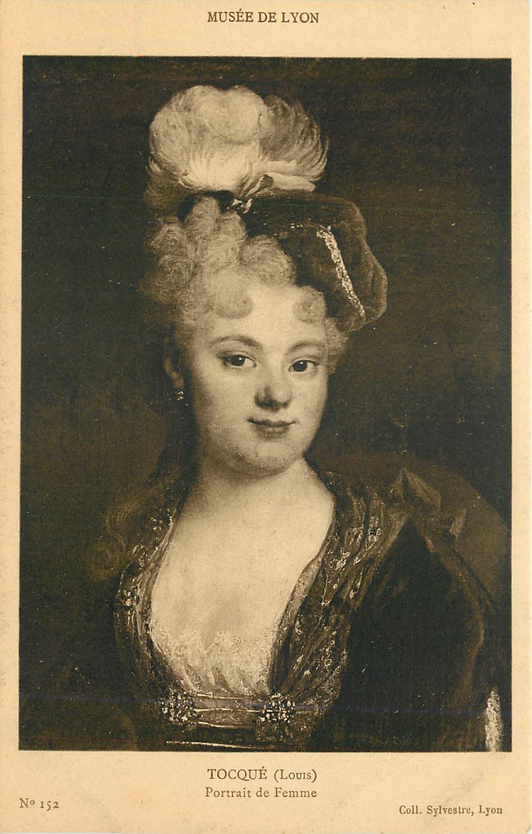 CPA Tocque Louis Portrait de Femme
