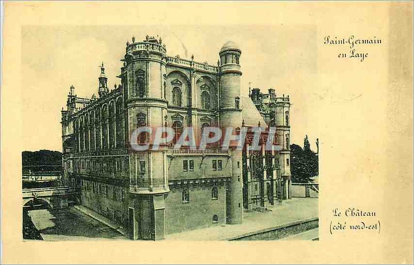 CPA Saint Germin en Laye Le chateau cote nord est