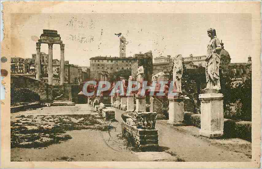 CPA Roma Toro Rmano Casa delle Vesali