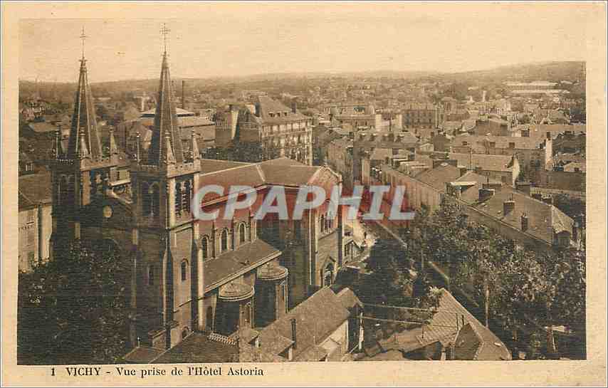 CPA Vichy Vue prise de l'hotel Astoria