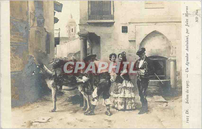 CPA Salon de 1907 Un Aguador Ambulant par Jules Worms