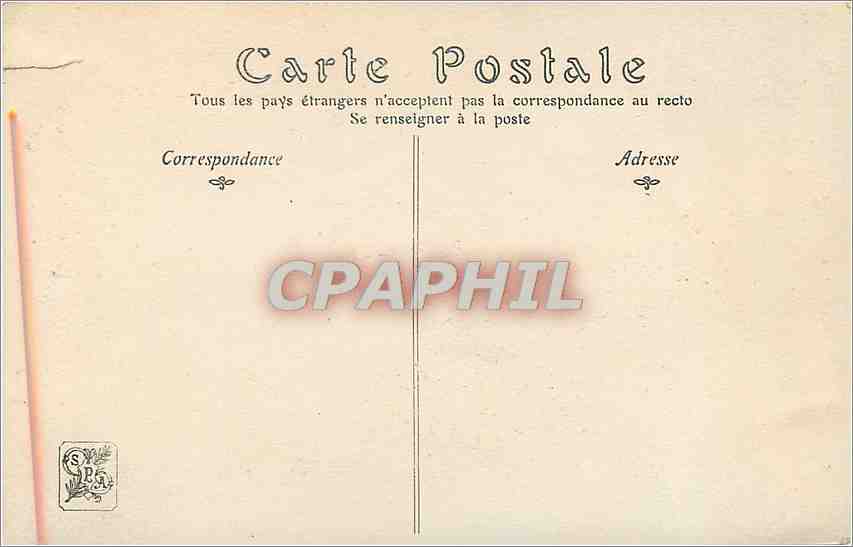 CPA Salon de 1907 Un Aguador Ambulant par Jules Worms — Rückseite