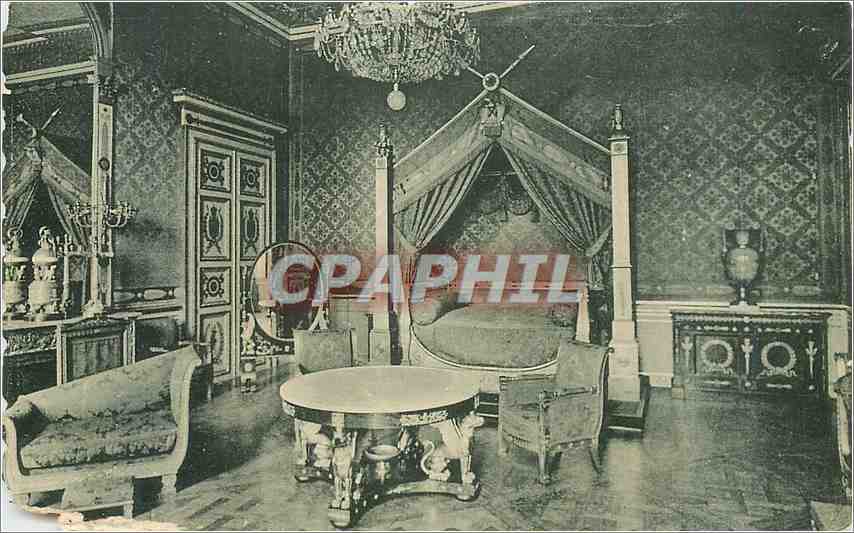 CPA Compiegne Le chateau chambre a coucher de napoleon 1er
