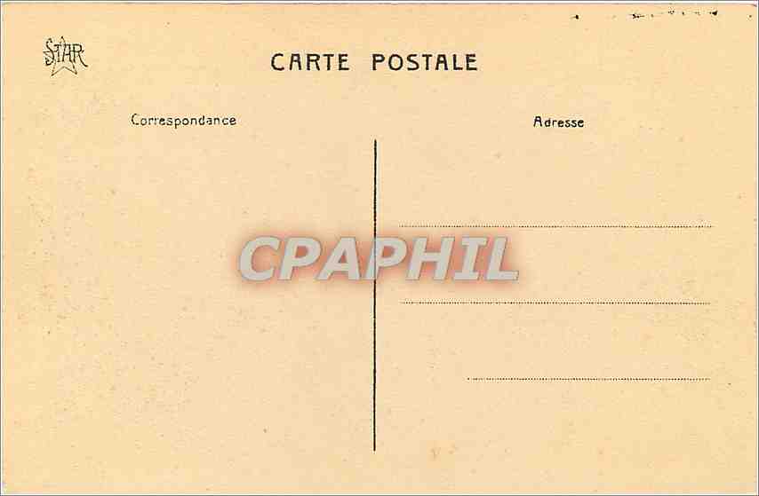 CPA Gand L'Hotel de ville — Rückseite