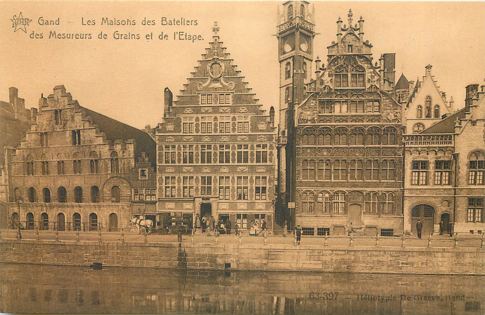 CPA Les maisons des batelliers des Mesureurs de Grains et de l'Etape